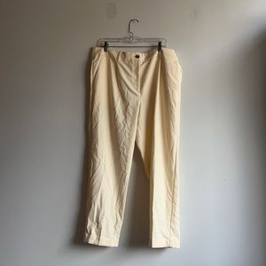 Loft Outlet Business Slack Cream Color